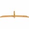 Ekena Millwork Bellingham Rough Sawn Timber Gable Bracket, Western Red Cedar, 96"W x 28"H x 4"D x 4"F, 7/12 Pitch GBW096X28X0404BEL00RWR - alternate 2